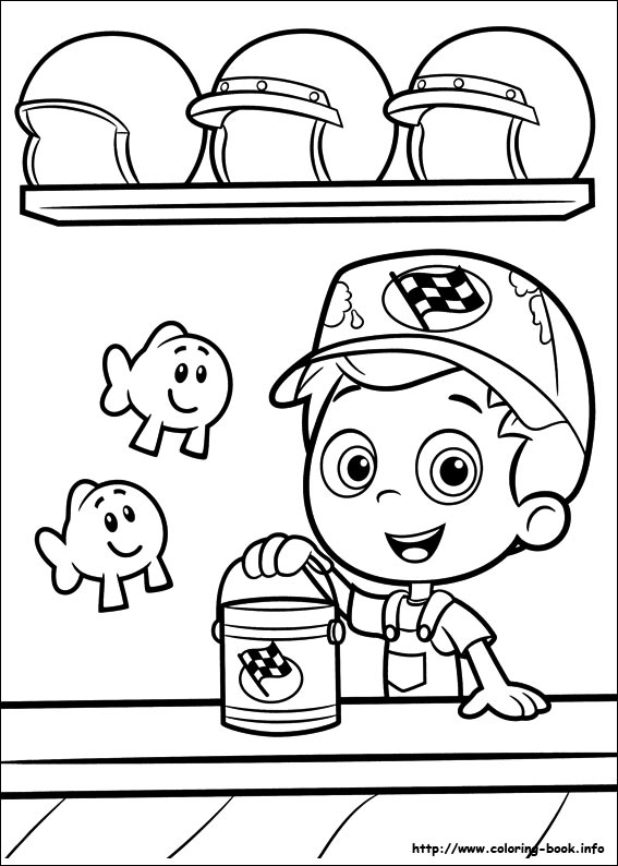 Bubble Guppies coloring picture