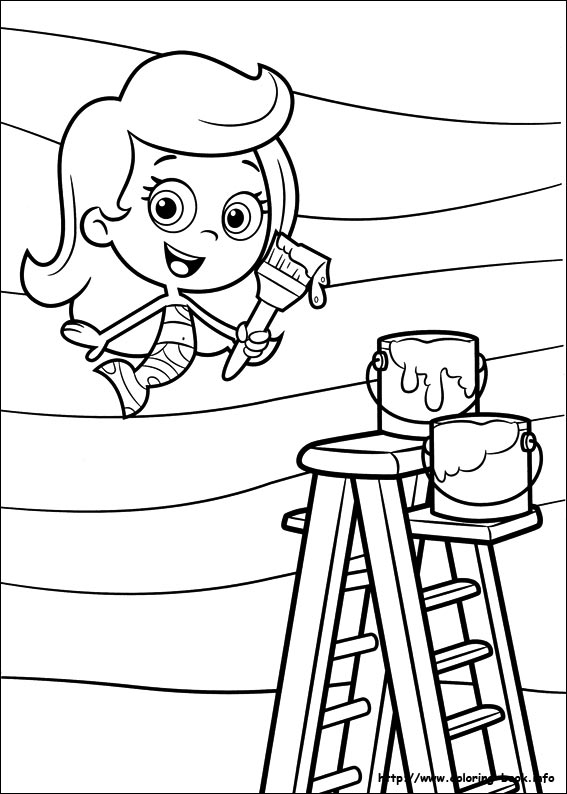 Bubble Guppies coloring picture