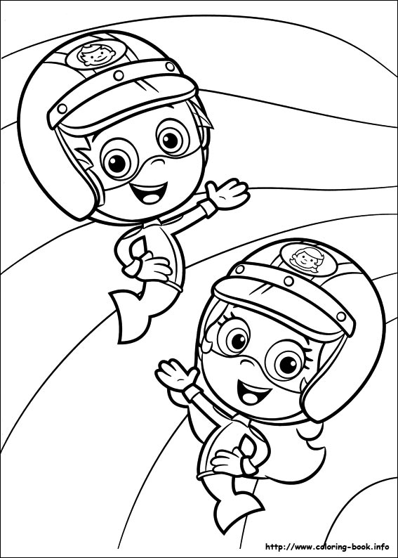 Bubble Guppies coloring picture