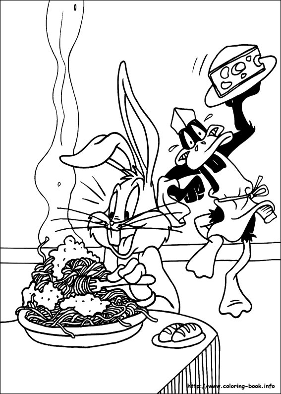 Bugs Bunny coloring picture