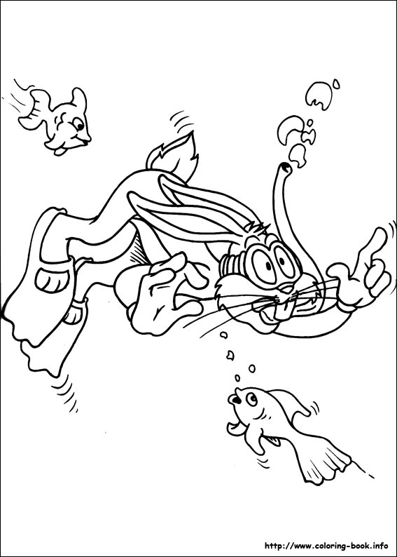 Bugs Bunny coloring picture