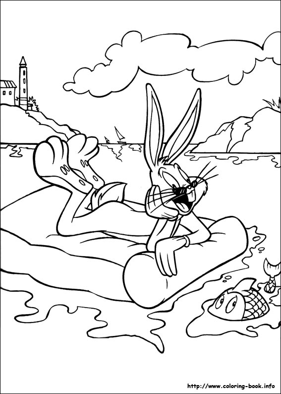 Bugs Bunny coloring picture