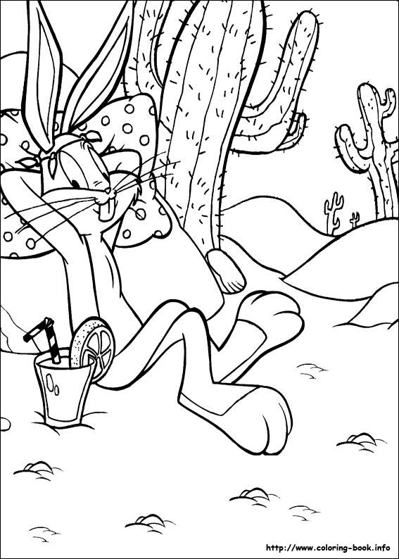 Bugs Bunny coloring picture