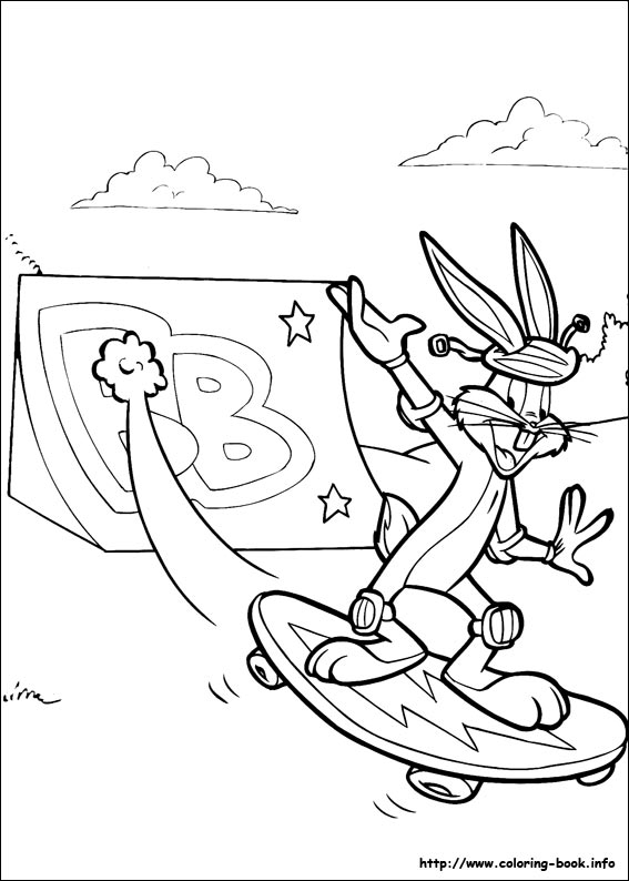 Bugs Bunny coloring picture