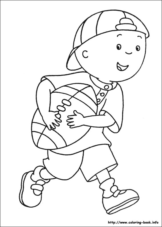 Caillou coloring picture