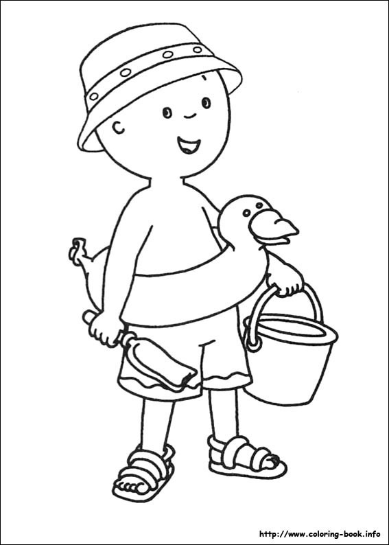 Caillou coloring picture