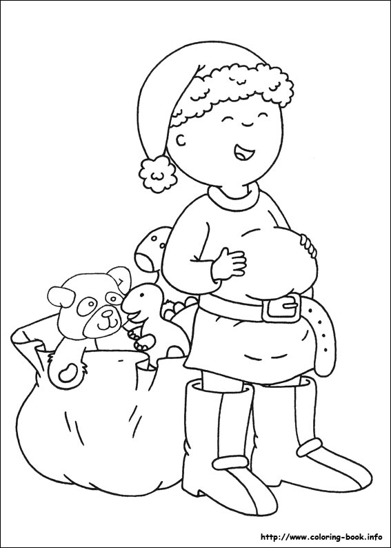 Caillou coloring picture