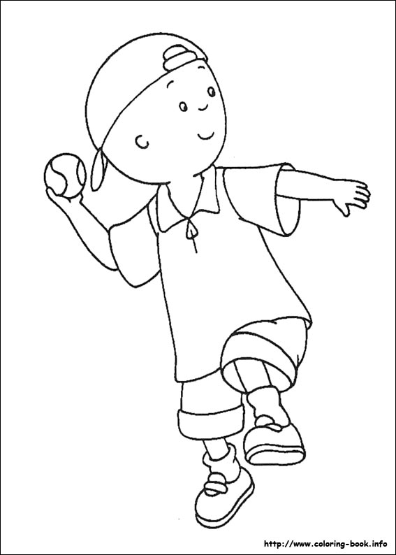 Caillou coloring picture