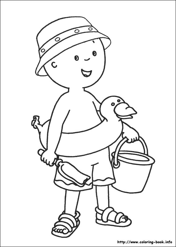 Caillou coloring picture