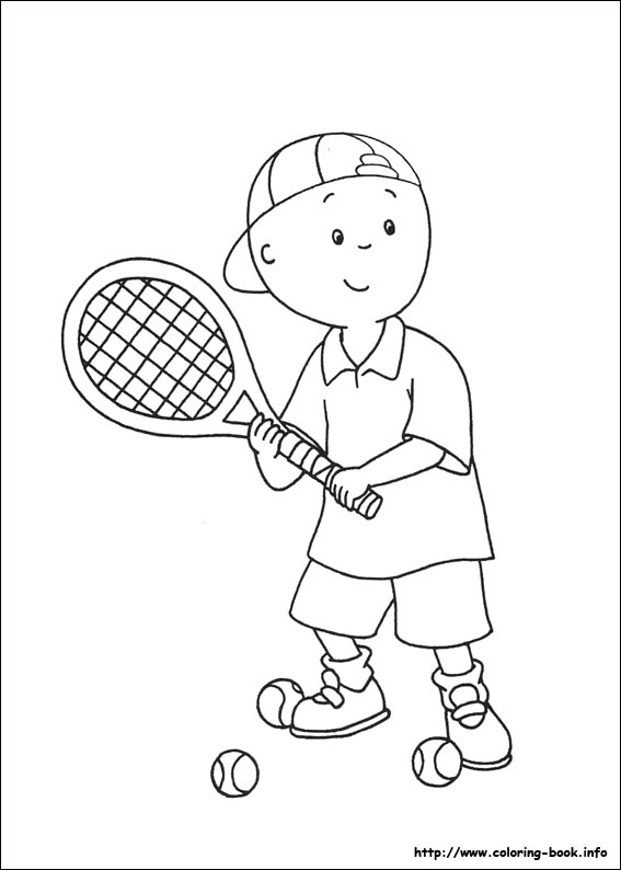 Caillou coloring picture