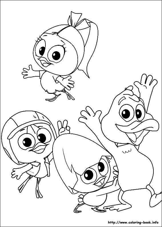 Calimero coloring picture