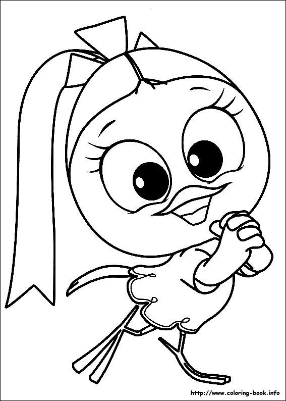 Calimero coloring picture