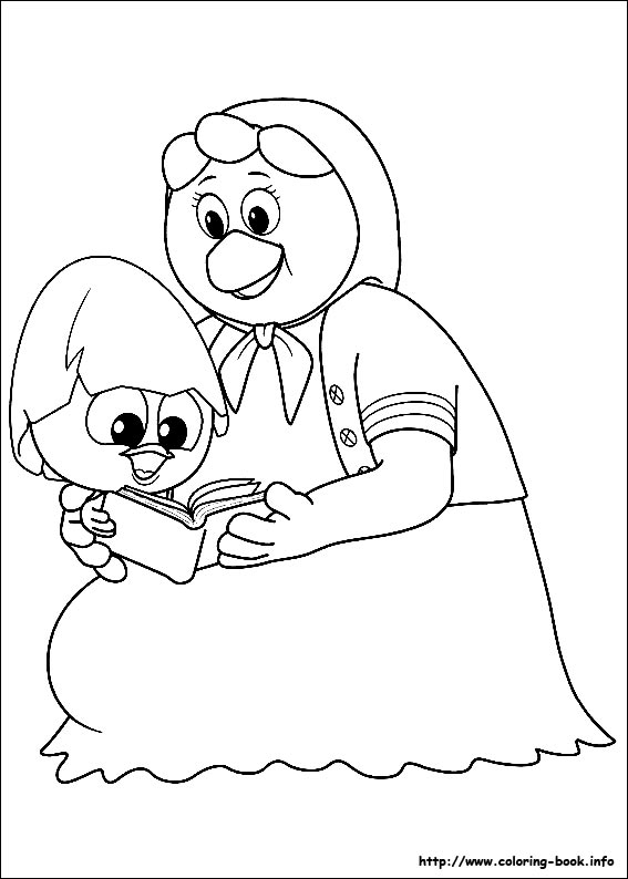 Calimero coloring picture