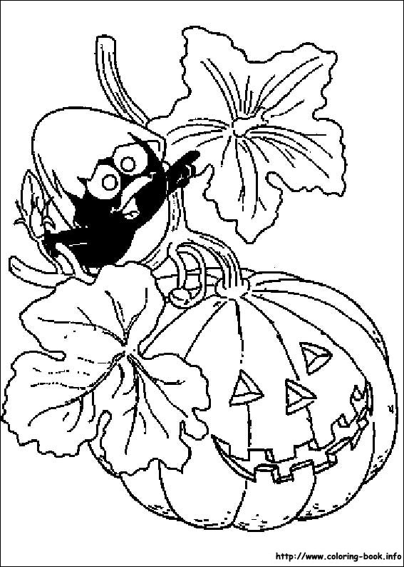 Calimero coloring picture