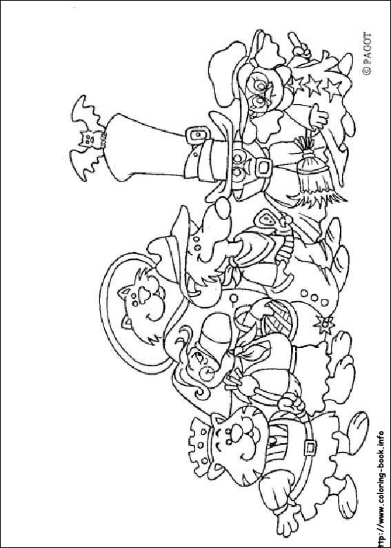 Calimero coloring picture