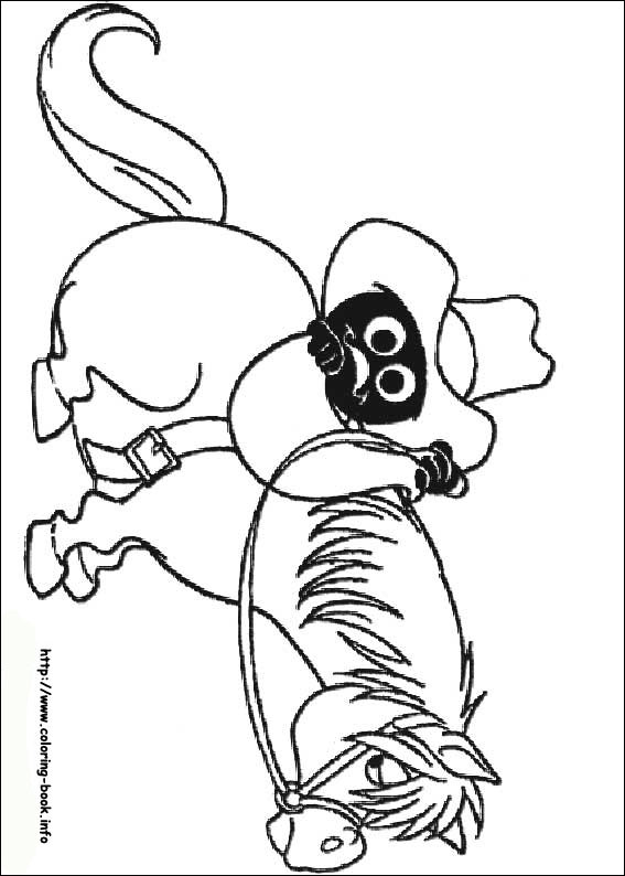 Calimero coloring picture