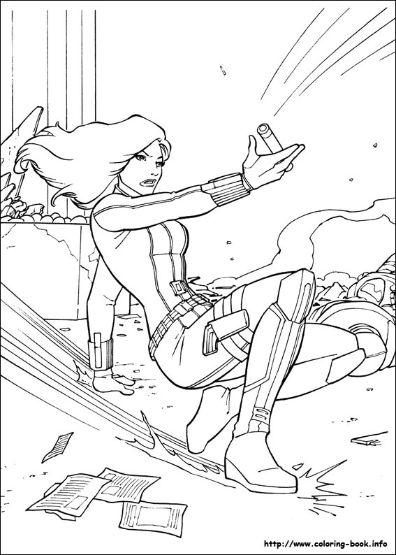 Captain America: Civil War coloring picture