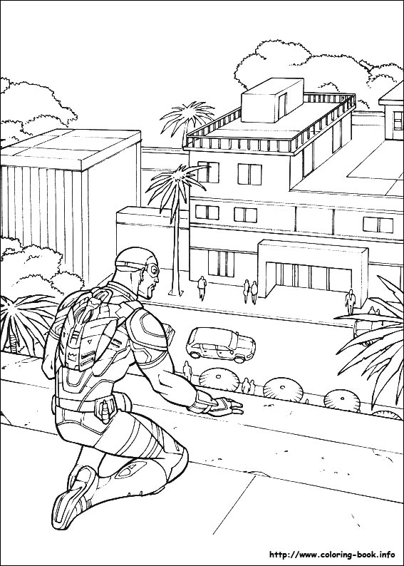 Captain America: Civil War coloring picture