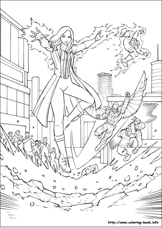 Captain America Civil War Coloring Picture