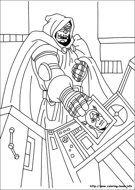 Captain America coloring picture