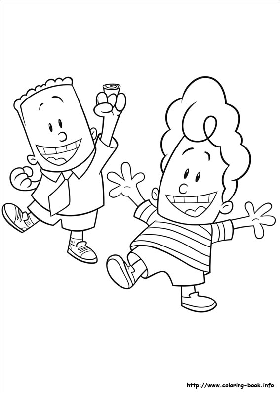 Captain Underpants coloring picture