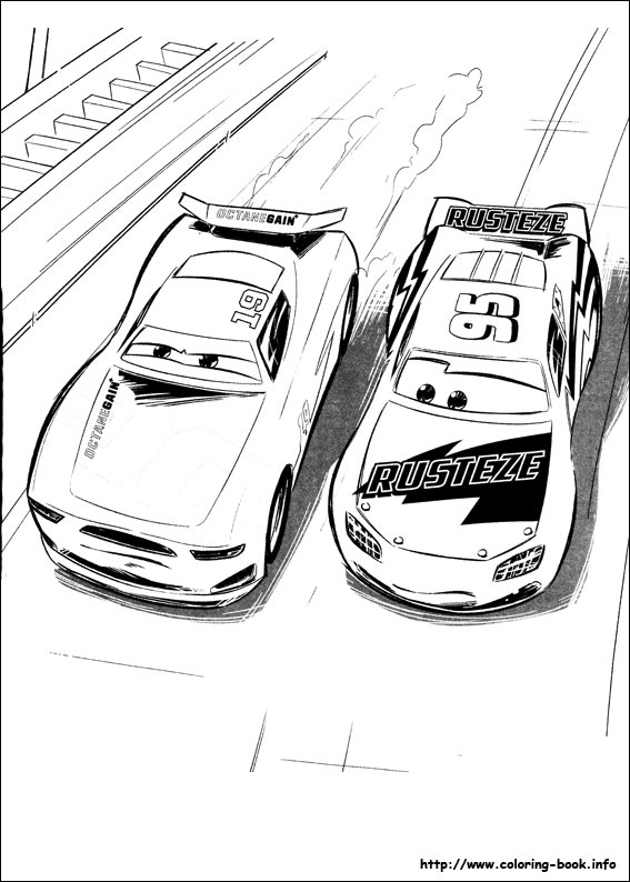 Cars 3 coloring picture
