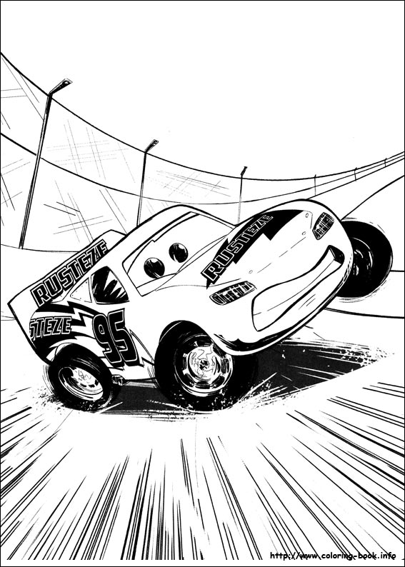 Cars 3 coloring picture