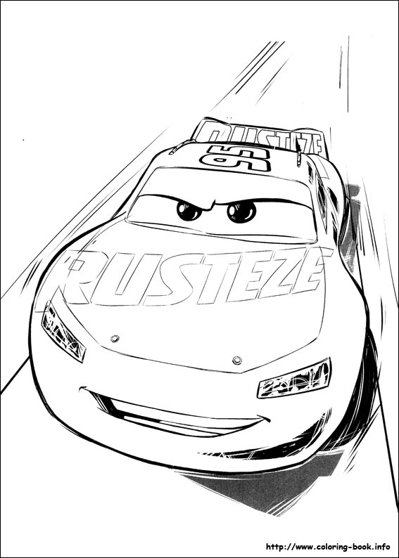 Cars 3 coloring picture