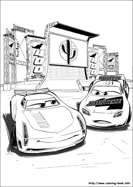 Cars 3 coloring picture