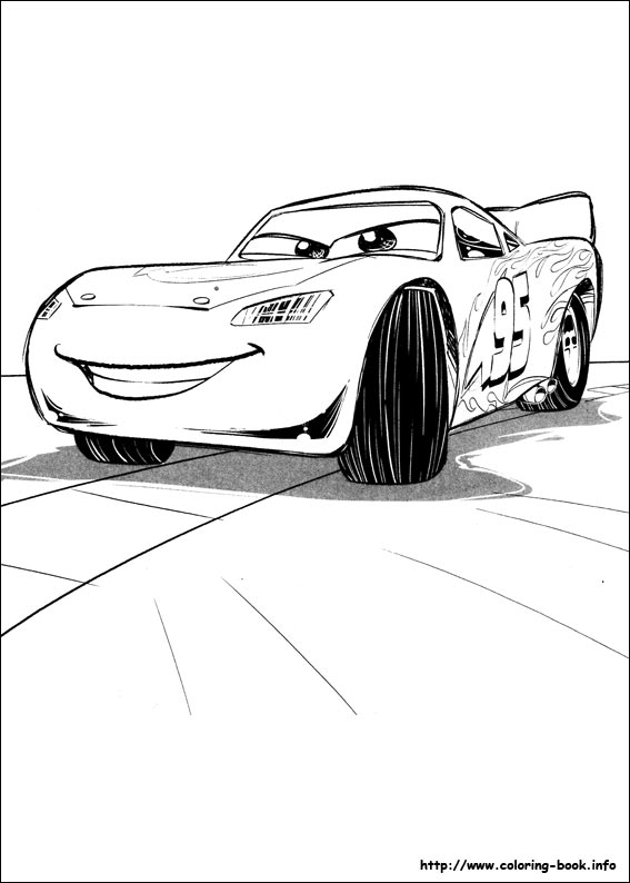 Cars 3 coloring picture