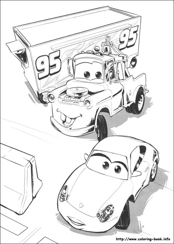 Cars 3 coloring picture