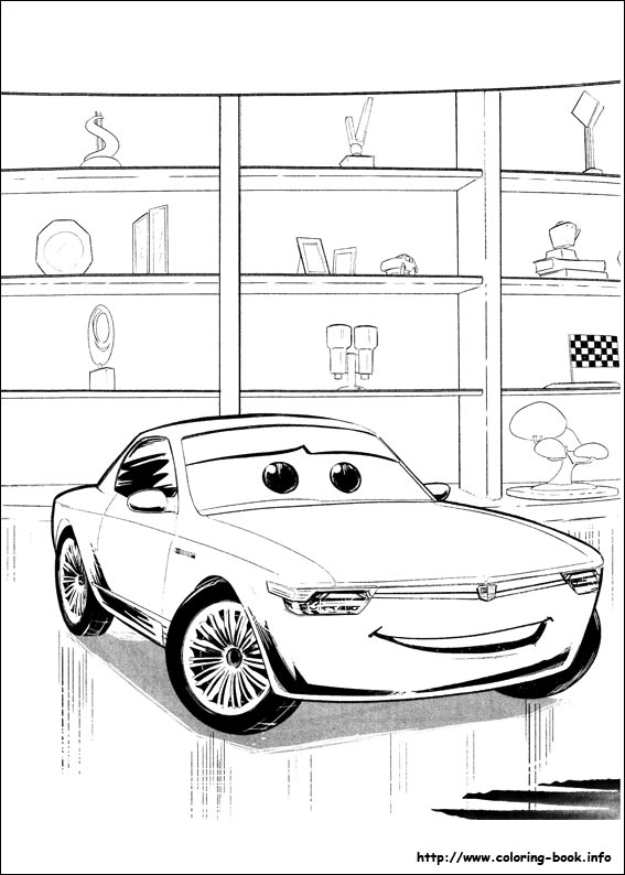 Cars 3 coloring picture
