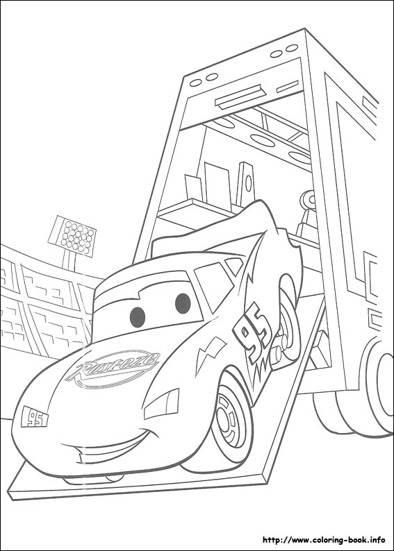 Cars coloring picture