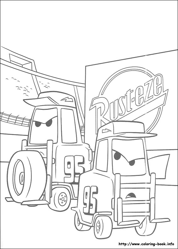 Cars coloring picture