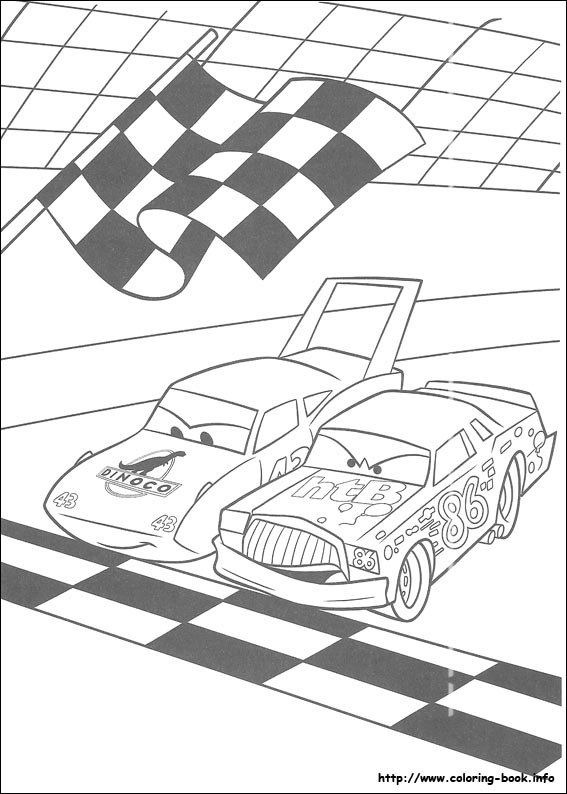 Cars coloring picture