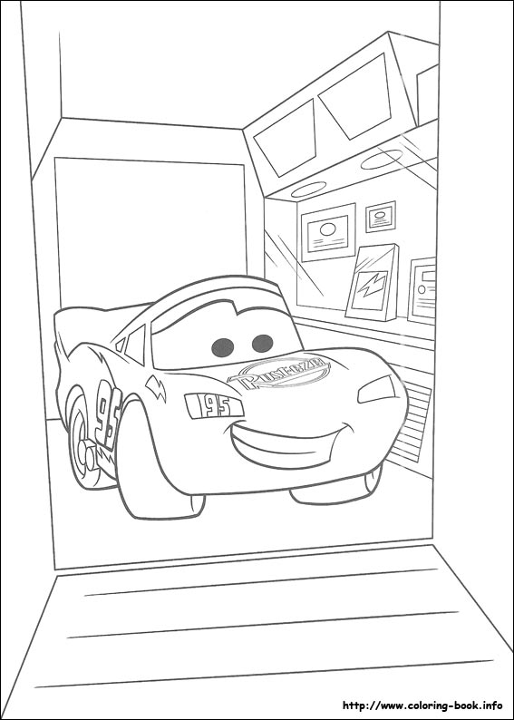 Cars coloring picture