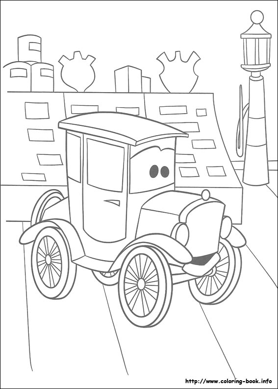 Cars coloring picture