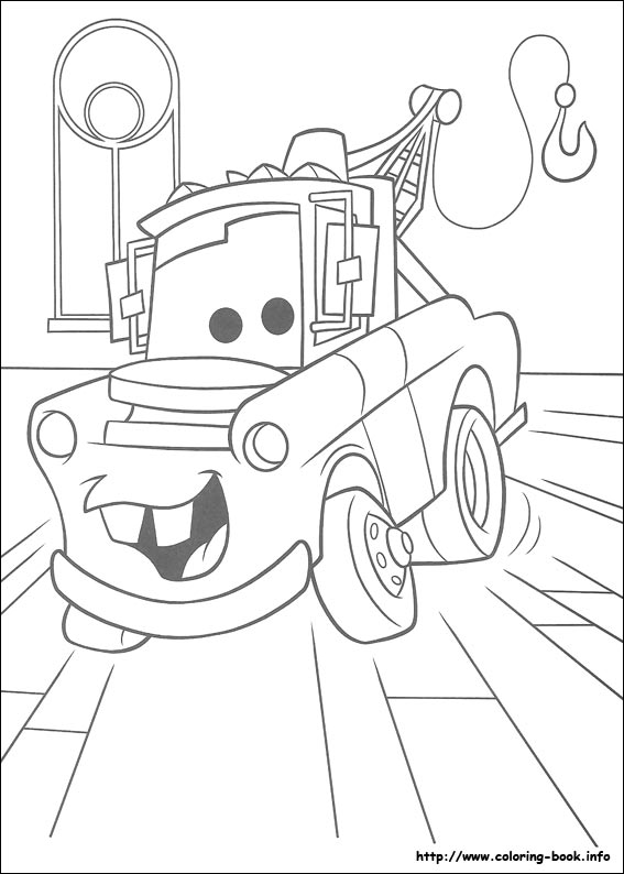 Cars coloring picture