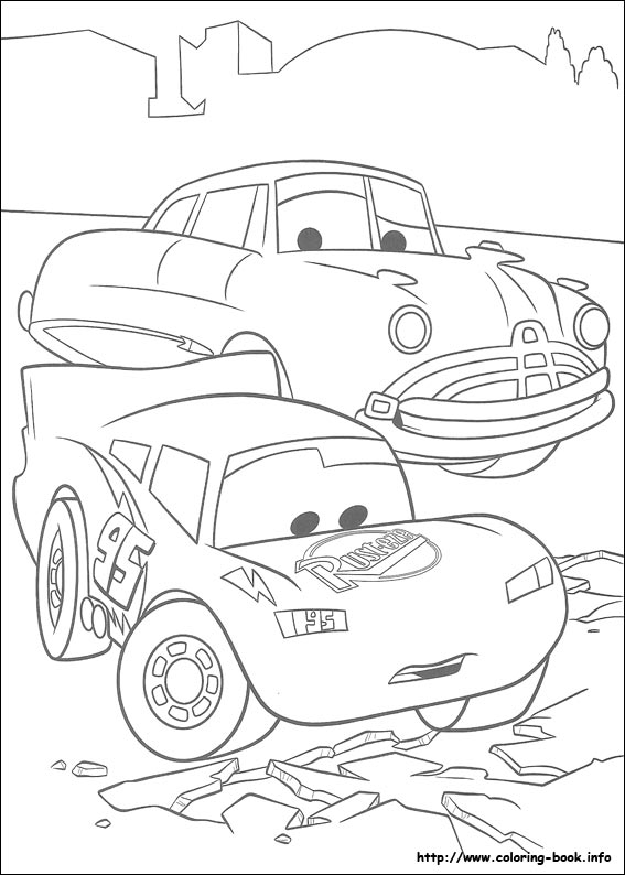 Cars coloring picture