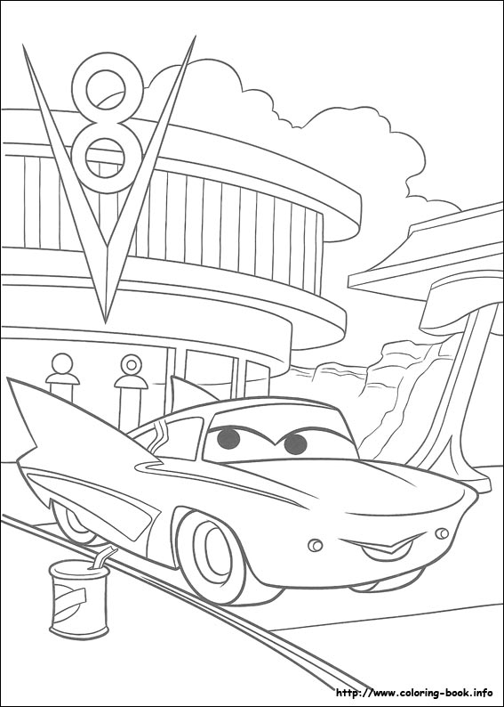 Cars coloring picture