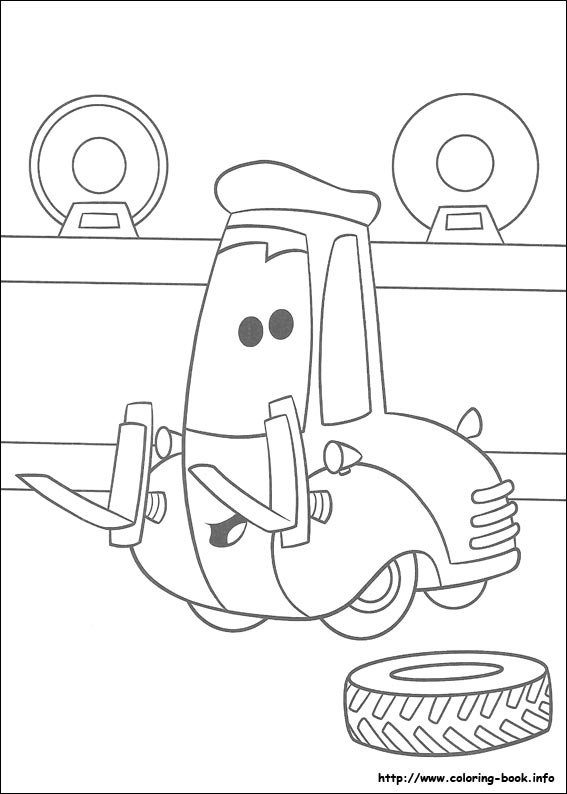 Cars coloring picture