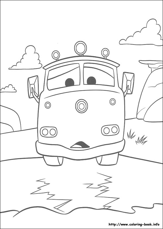 Cars coloring picture