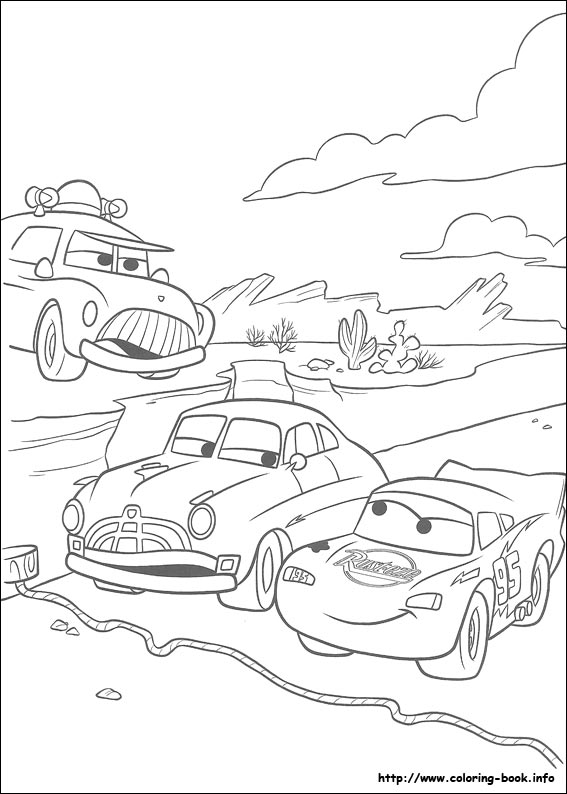 Cars coloring picture