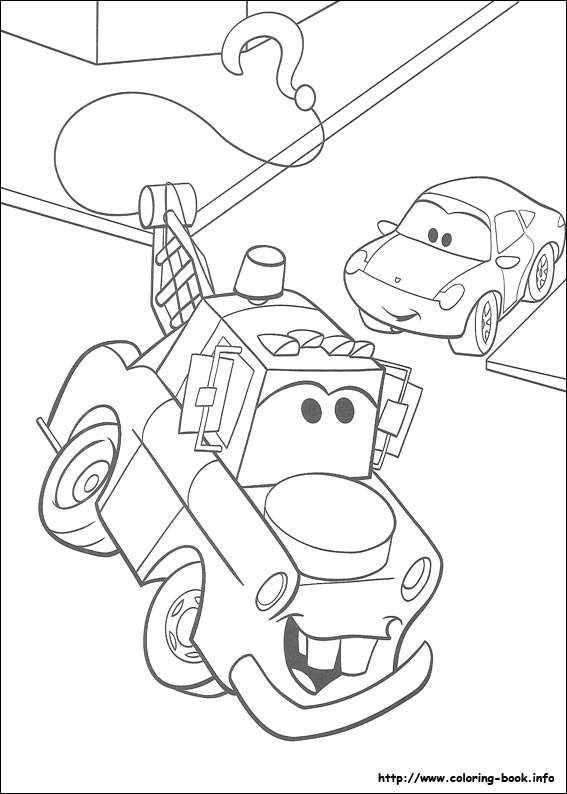 Cars coloring picture