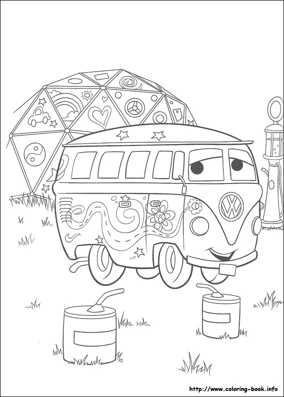 Cars coloring picture