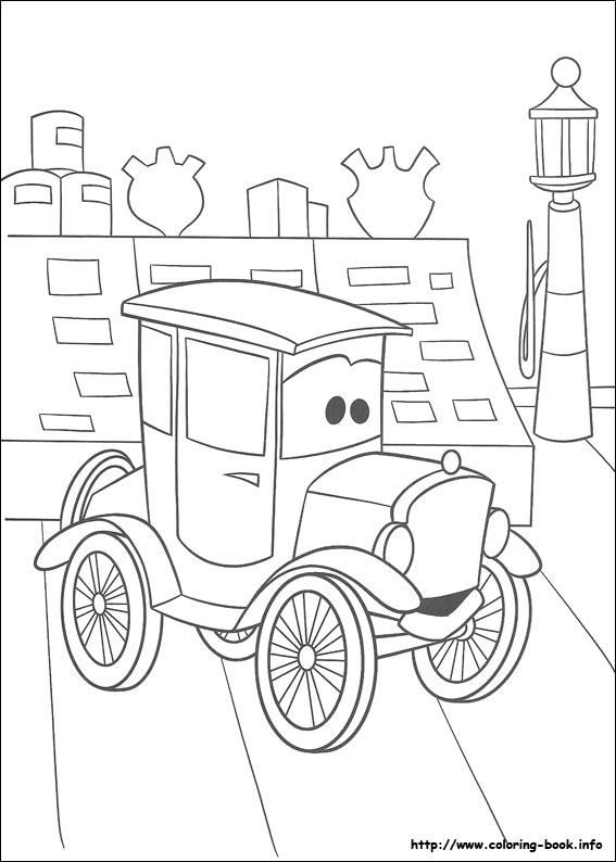 Cars coloring picture