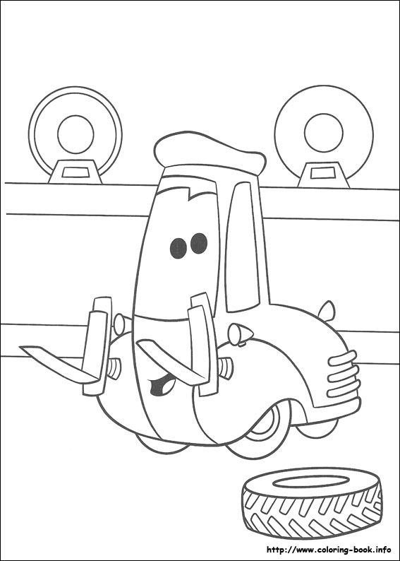 Cars coloring picture