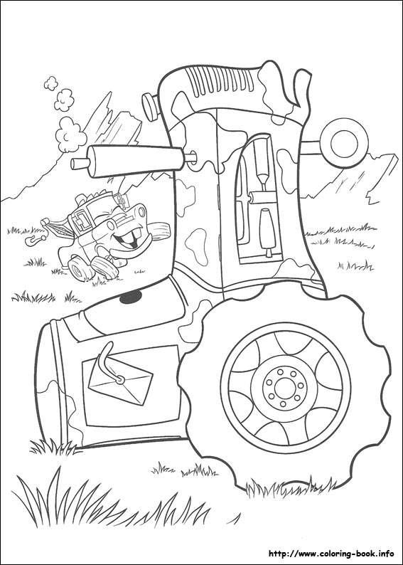 Cars coloring picture