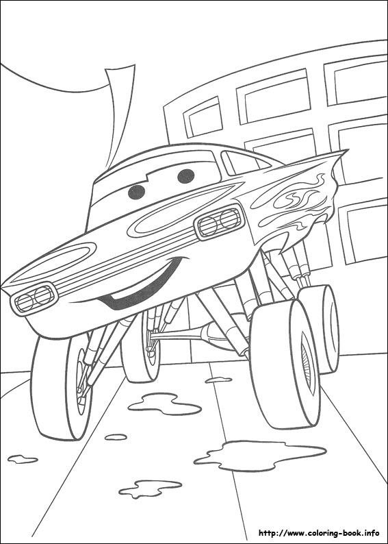 Cars coloring picture