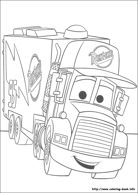 Cars coloring picture